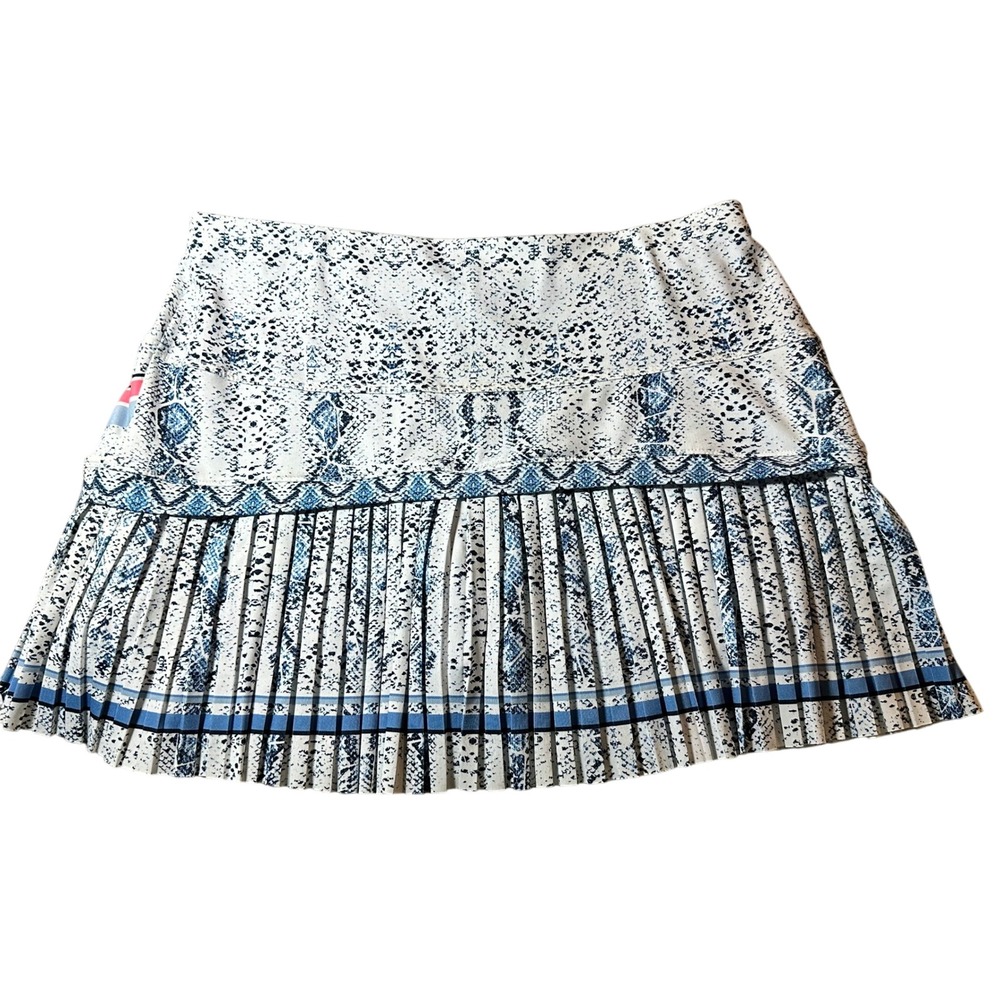 Lucky in Love S 4-6 Tennis SET Top Skort Small Snake Blue Peach White Pickleball - Picture 5 of 11